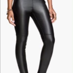 Pleather leggings